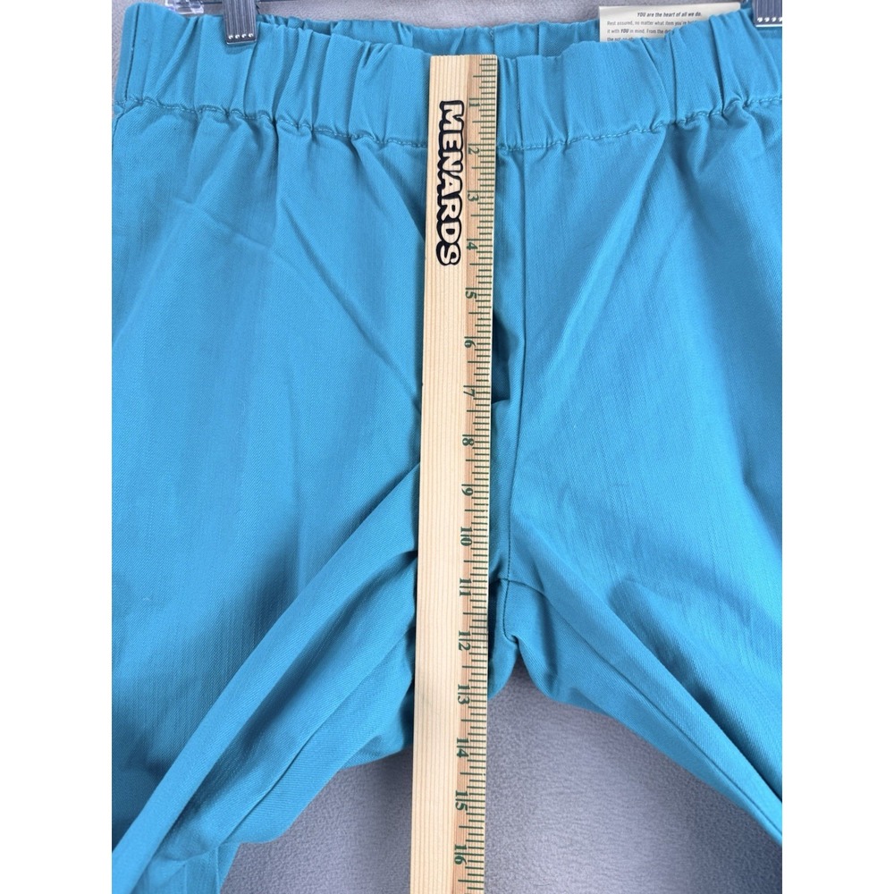 Soft Surroundings Women's Petite Sz L Teal Metro Ankle 4 Way Stretch‎ Pants NWT - Picture 5 of 9